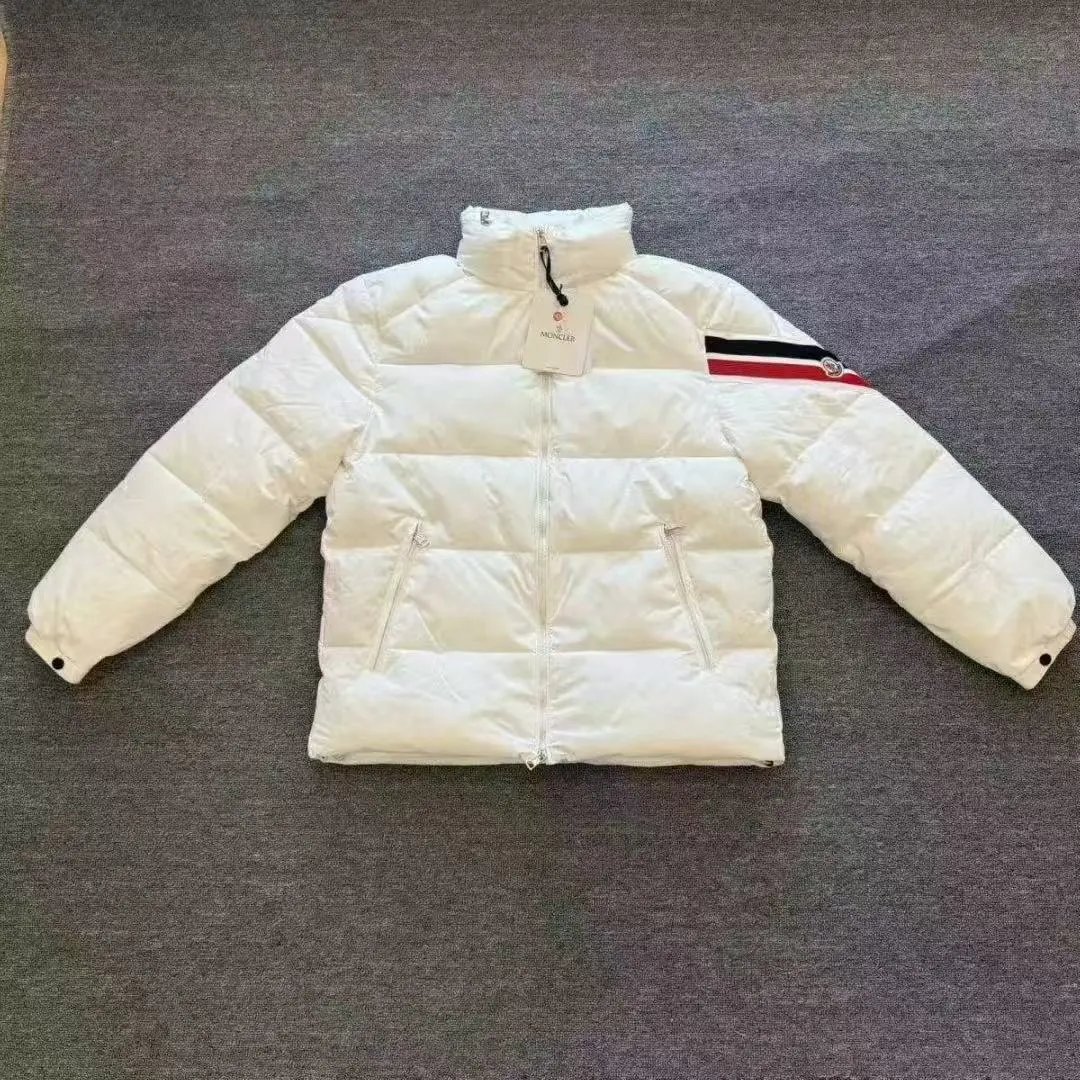 White Sleeve with Color Stripes