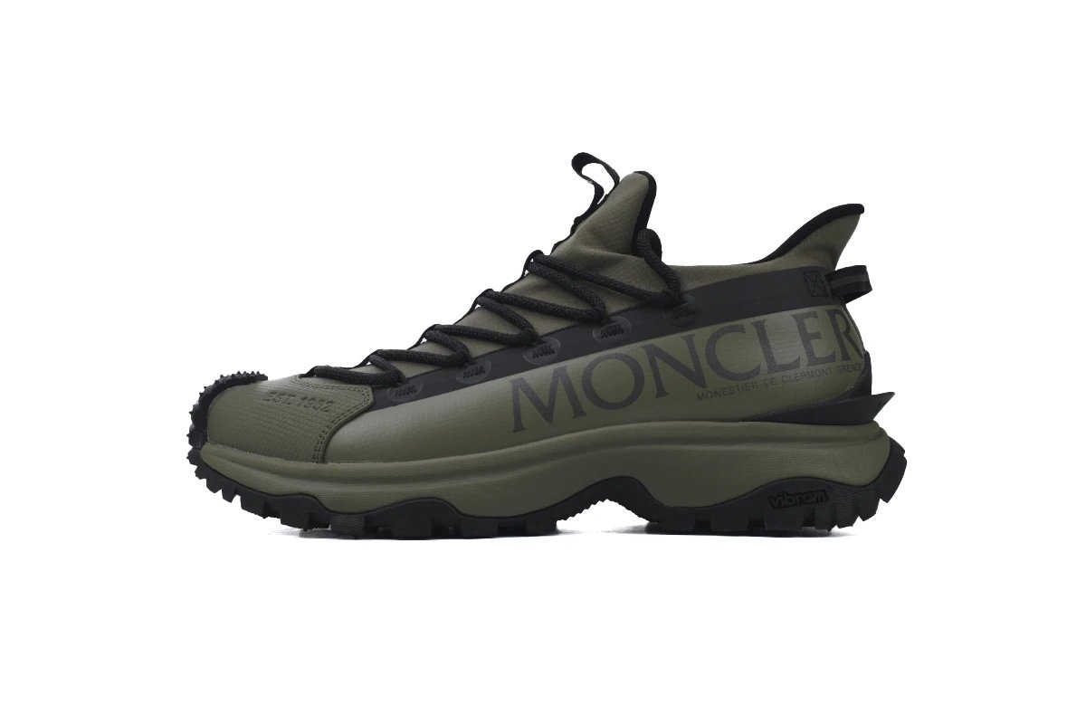 Moncler x Vibram Trail Runner Olive Green Sneakers Chunky Sneakers - 15