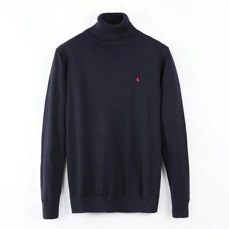 High neck navy blue