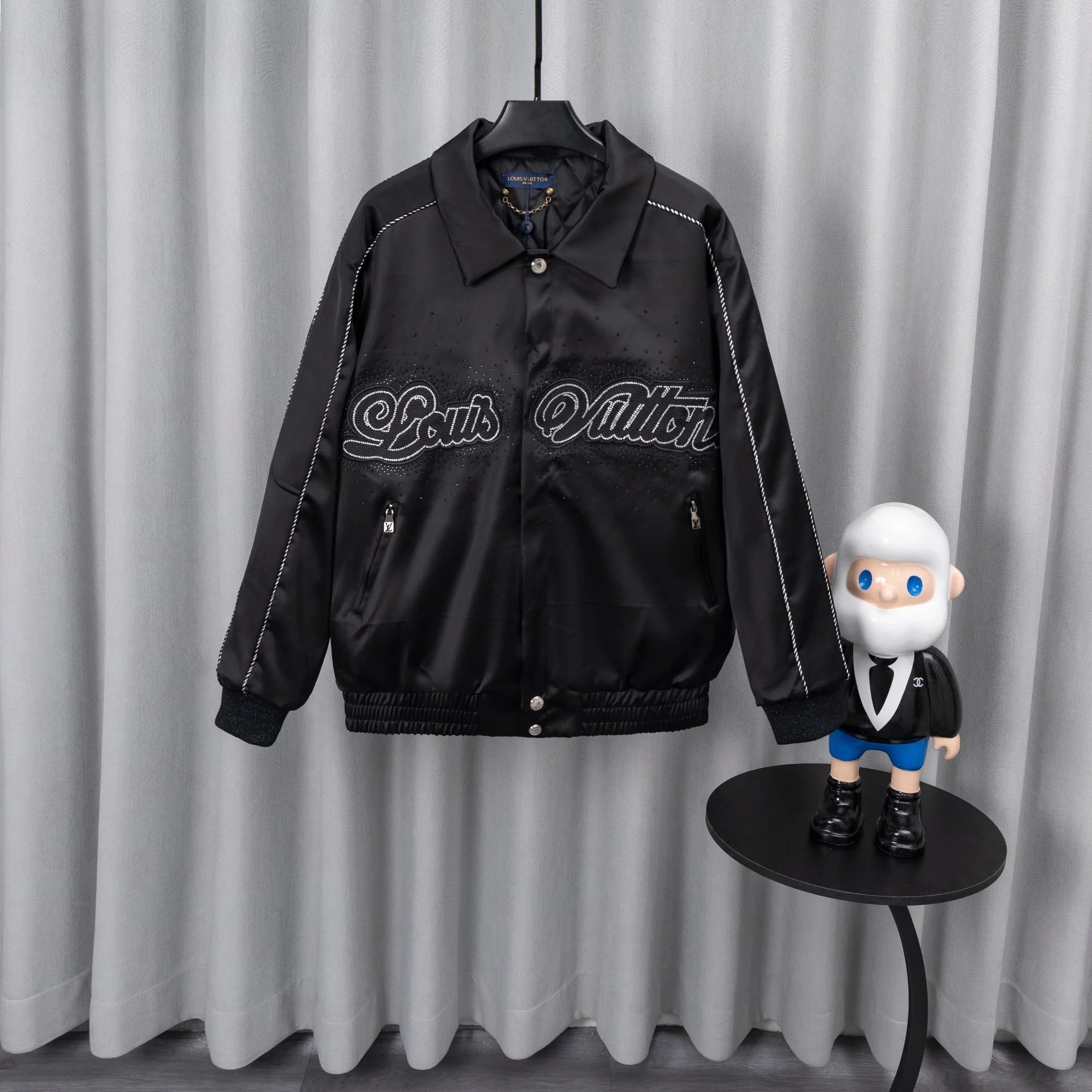 Floral Patchwork Baseball Jacket photo 4