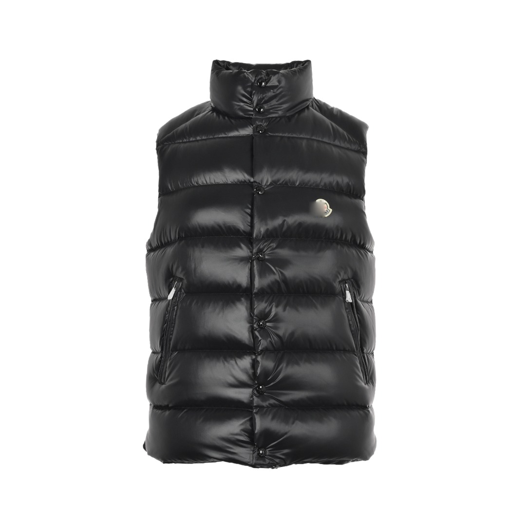 Black Down Vest