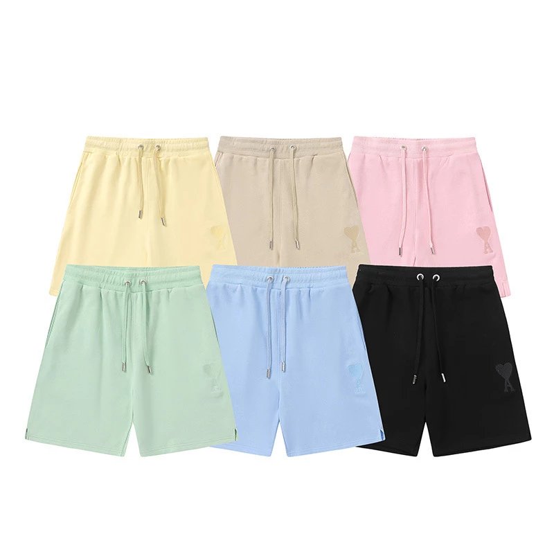 Item Thumbnail for AMI men's and women's same shorts in summer new trend American tide couple couples casual sports men's pants pants