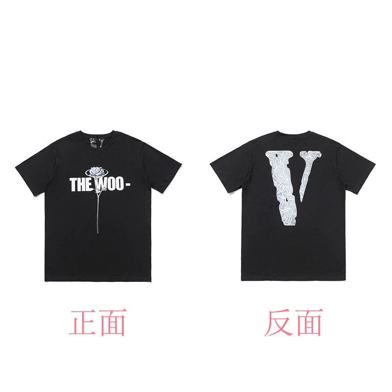 White VLONE "Bone V" Graphic T-Shirt
