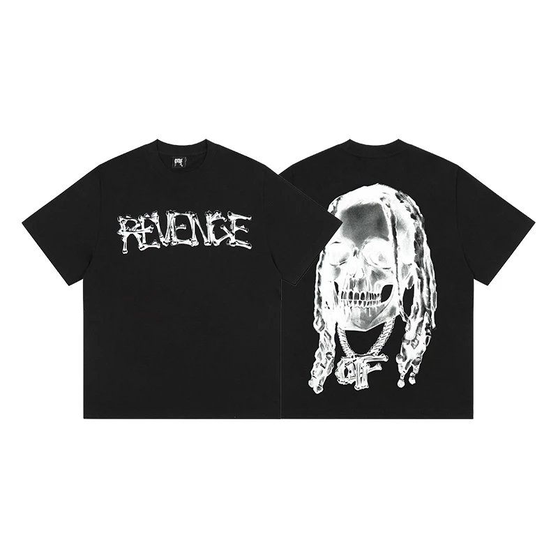 Revenge Sketch Print T-Shirt