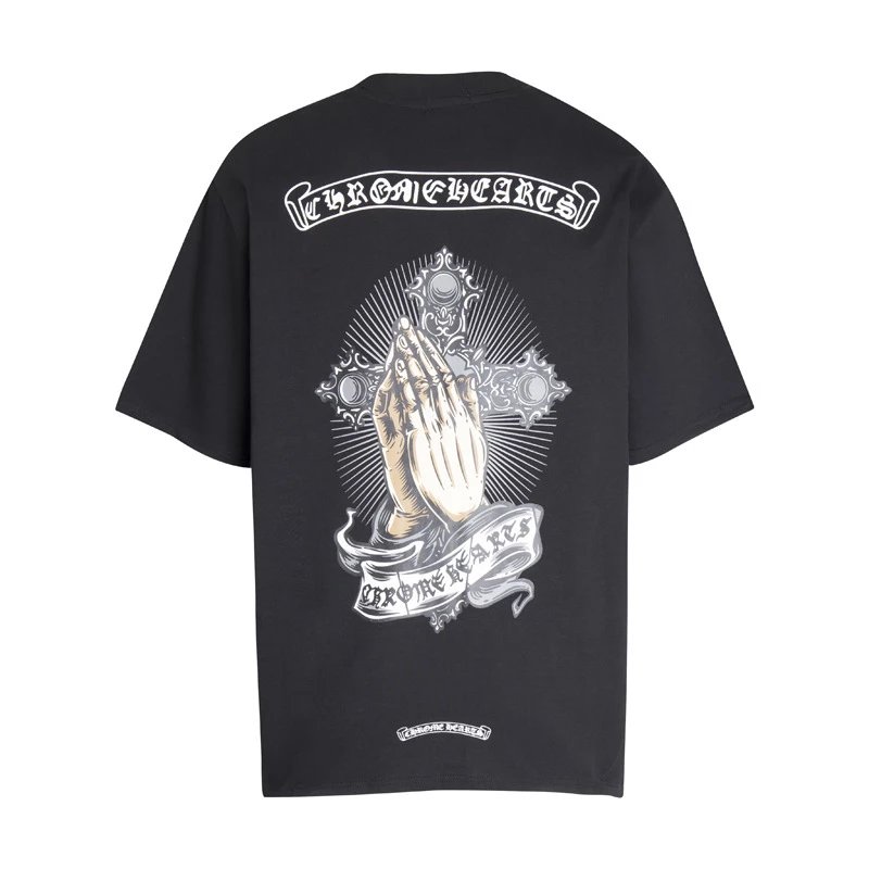 Chrome Hearts T-Shirts — 6064 black colorway — USFans Spreadsheet photo