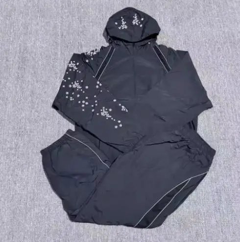 Supreme SS22 Week 3 AOI Glow-in-the-Dark Track Pants — black suit colorway — USFans Spreadsheet photo