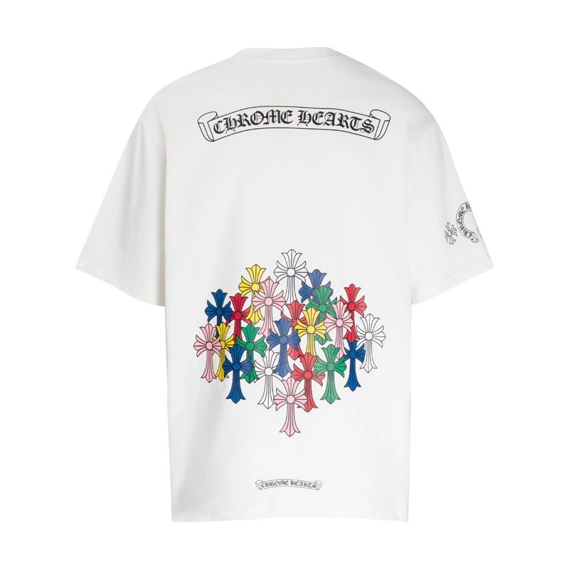 Chrome Hearts T-Shirts — 6052 White colorway — USFans Spreadsheet photo