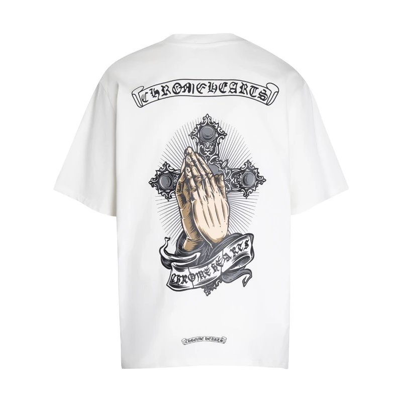 Chrome Hearts T-Shirts — 6064 White colorway — USFans Spreadsheet photo