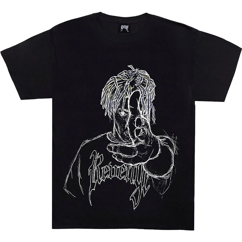 Revenge Sketch Print T-Shirt