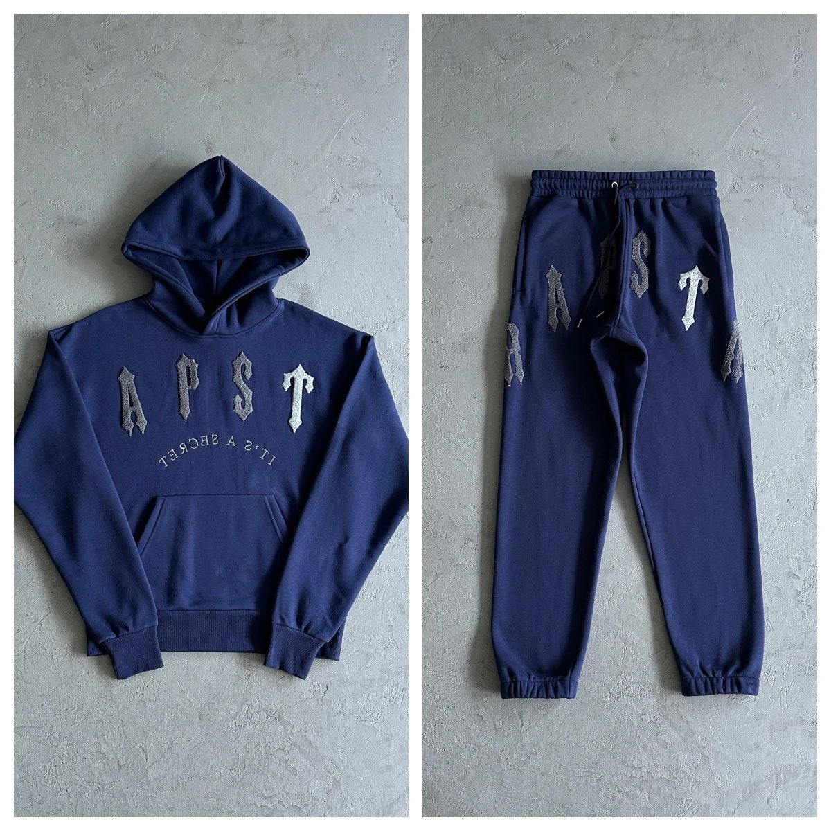 Trapstar Black Tracksuit Set with Gradient Logo (Hoodie and Joggers)