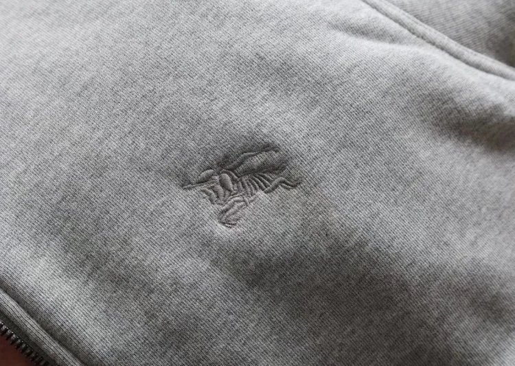 Burberry Equestrian Knight Embroidered Black Hoodie - 8