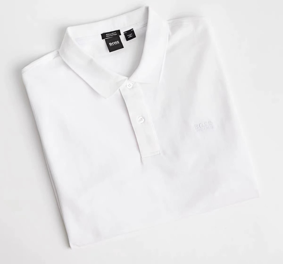 Black Hugo Boss Logo Polo Shirt