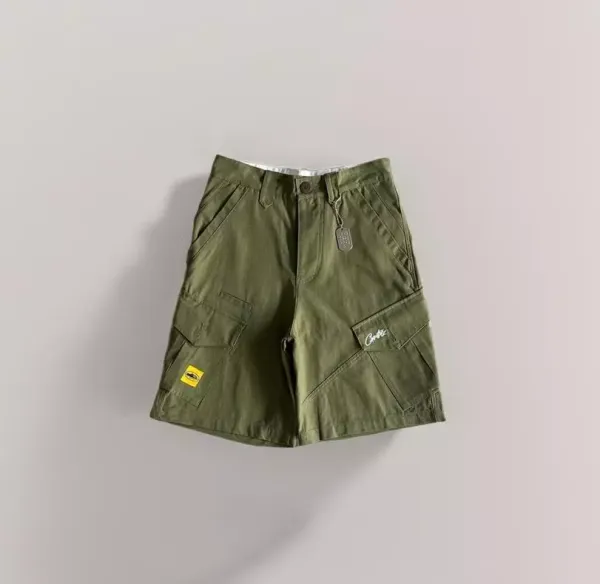 Comme des Garçons Play Cargo Shorts Army Green Shorts - 1