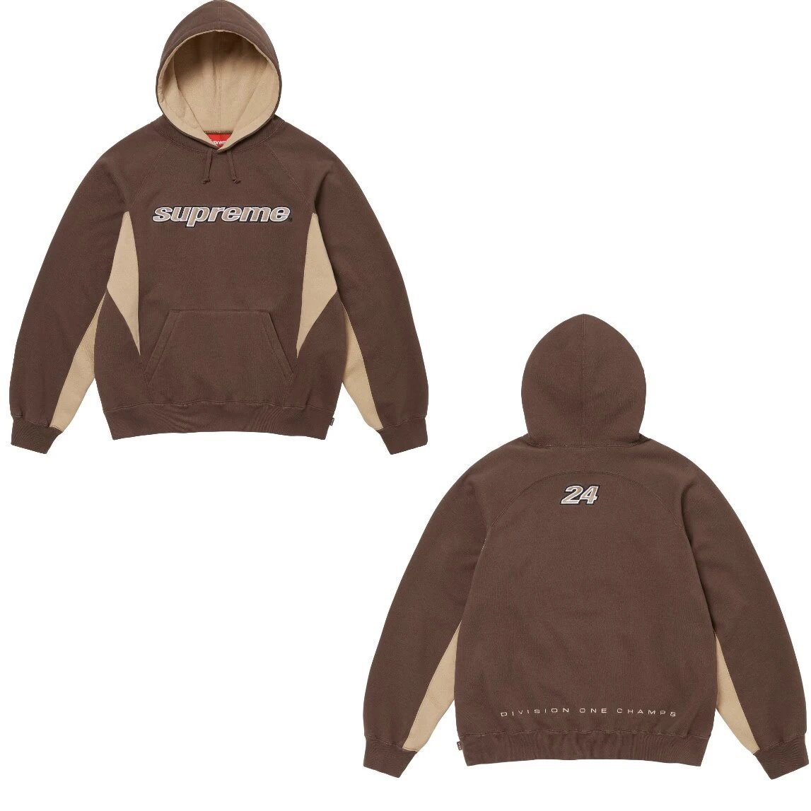 Supreme Grey Arc Logo Hoodie