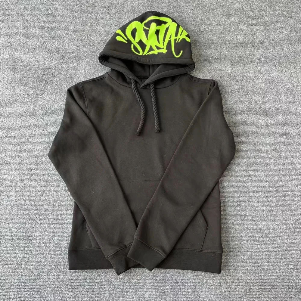 Synaworld Grey & Pink Graffiti Hoodie - rep bluzy z kapturem