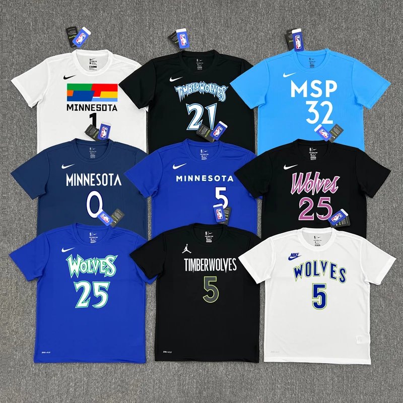 Minnesota Timberwolves NBA Jersey Set