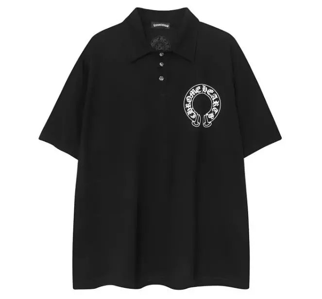Chrome Hearts Black Polo Shirt