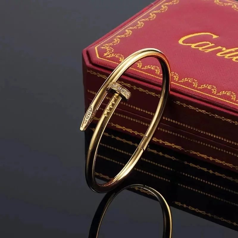 Cartier Juste Un Clou Bracelet Gold with Diamonds Jewelry