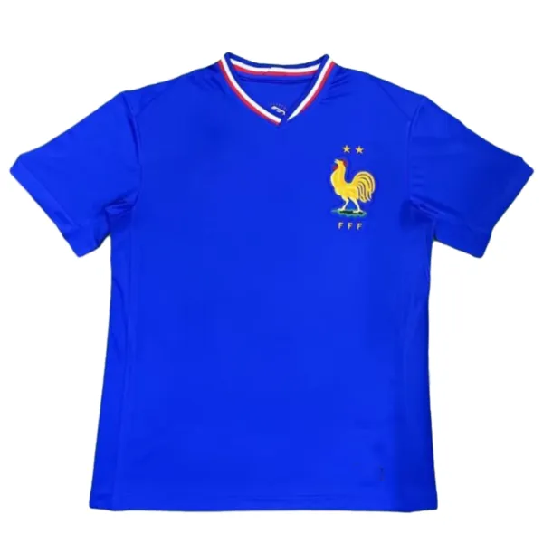 Design France National Team 1984 Home Jersey Blue Jersey - 1