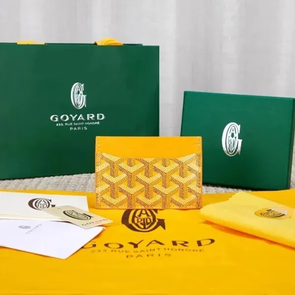 Goyard Saint Sulpice Card Holder Brown and Black - 6