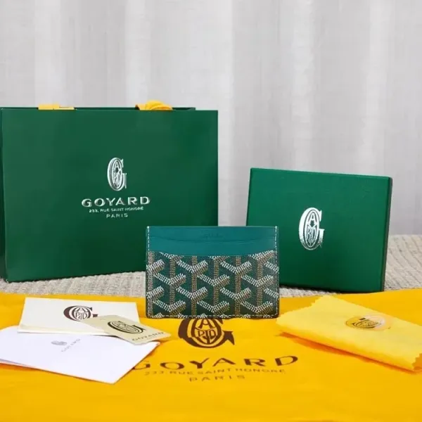 Goyard Saint Sulpice Card Holder Brown and Black - 2