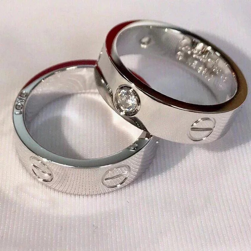 Cartier Love Ring Rose Gold with Diamond Jewelry - 9
