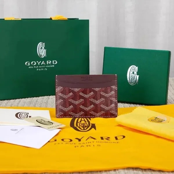 Goyard Saint Sulpice Card Holder Brown and Black - 4