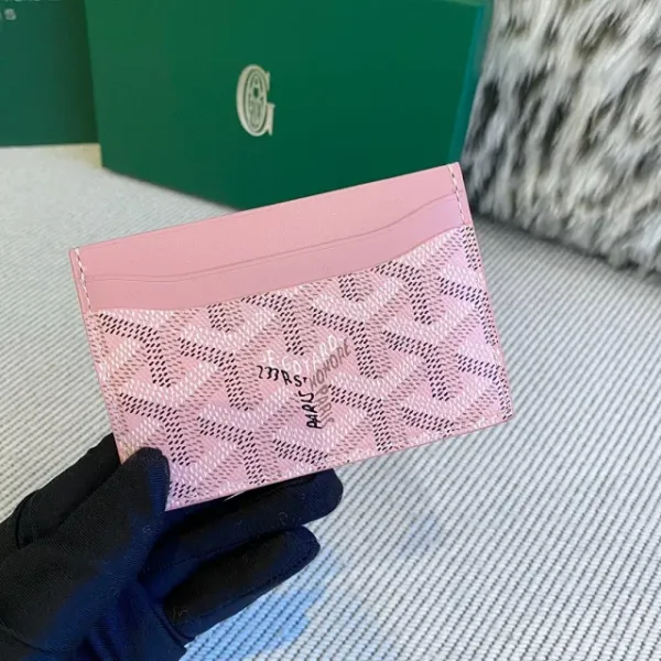 Goyard Saint Sulpice Card Holder Pink - 1
