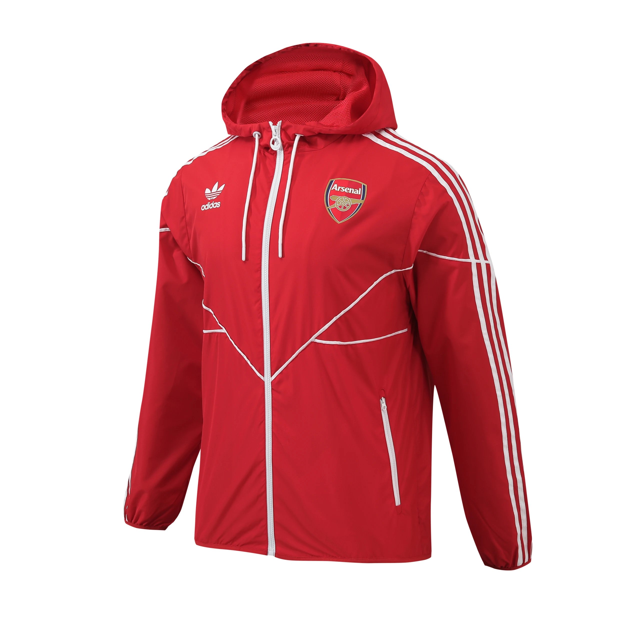 Nike Jackets Hooded Football Windbreaker — Anasen Red