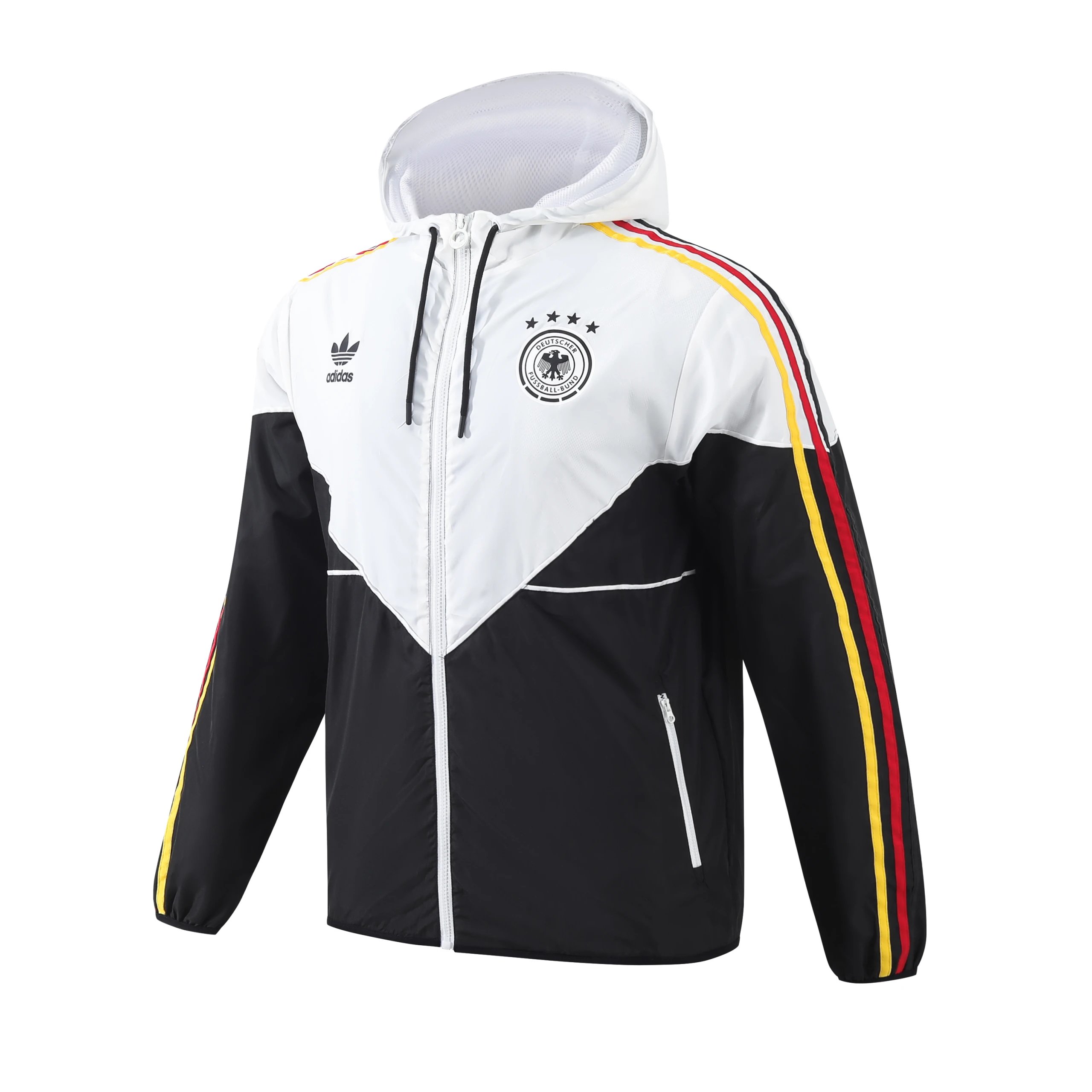 Nike Jackets Hooded Football Windbreaker — Germany F90 Tricolor Flag