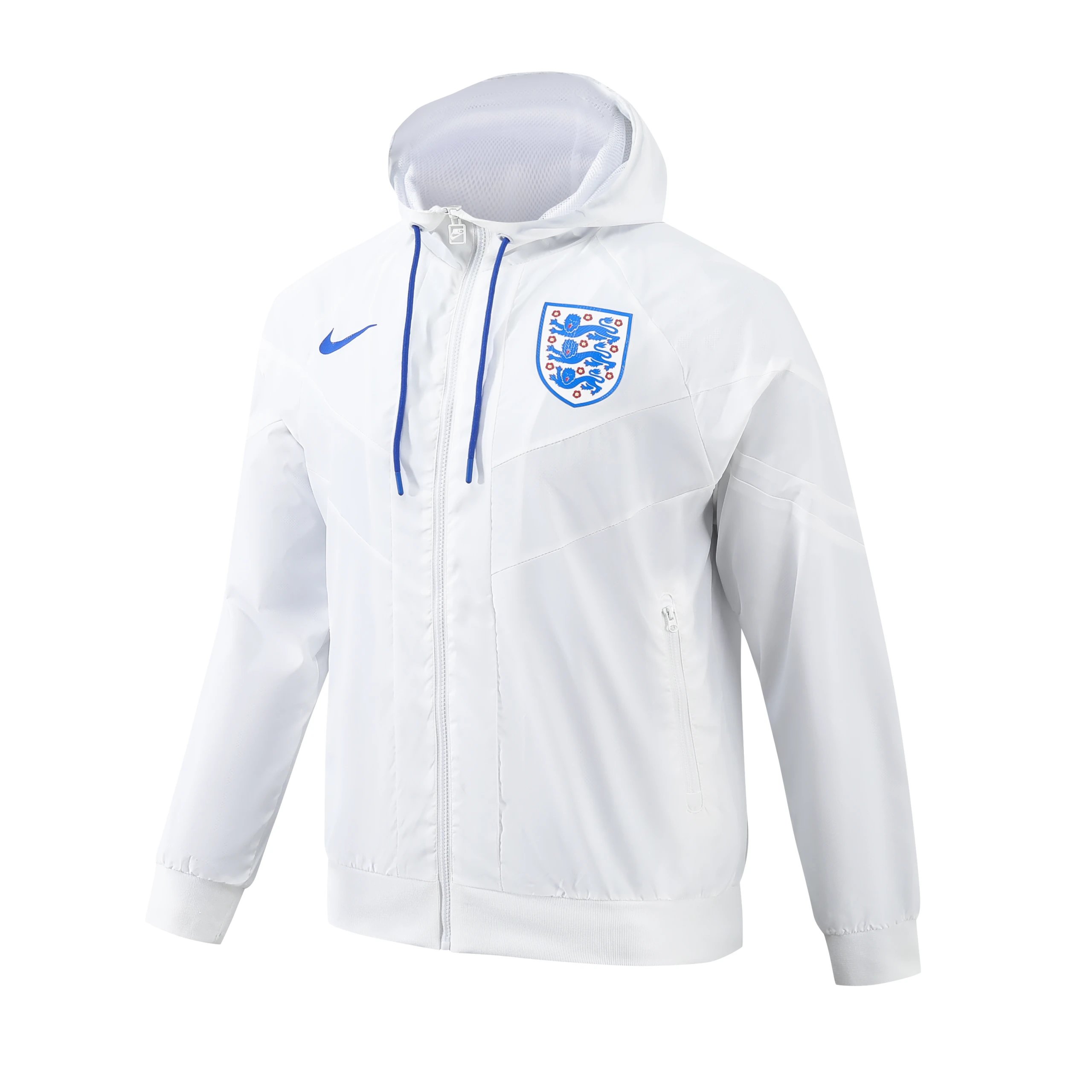 Nike Jackets Hooded Football Windbreaker — England Home White