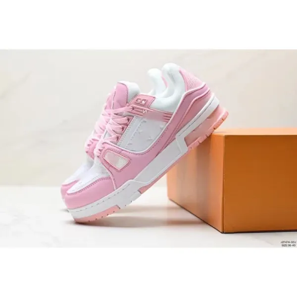 Louis Vuitton Archlight Pink and White Sneakers - 1