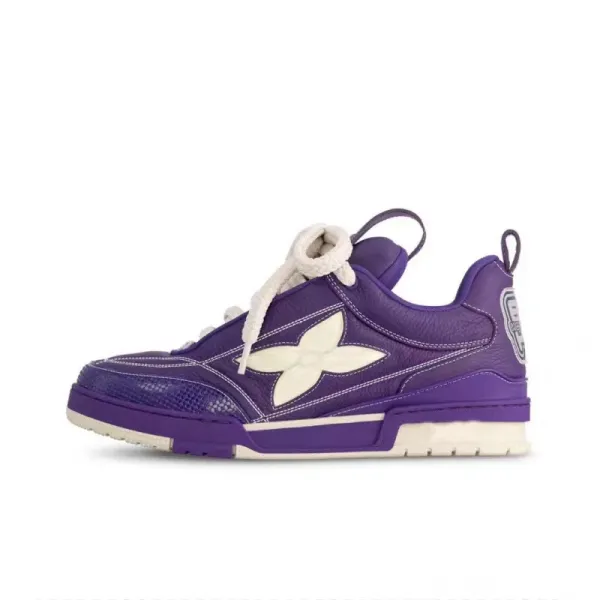 Louis Vuitton Archlight Purple Leather Sneakers - 1