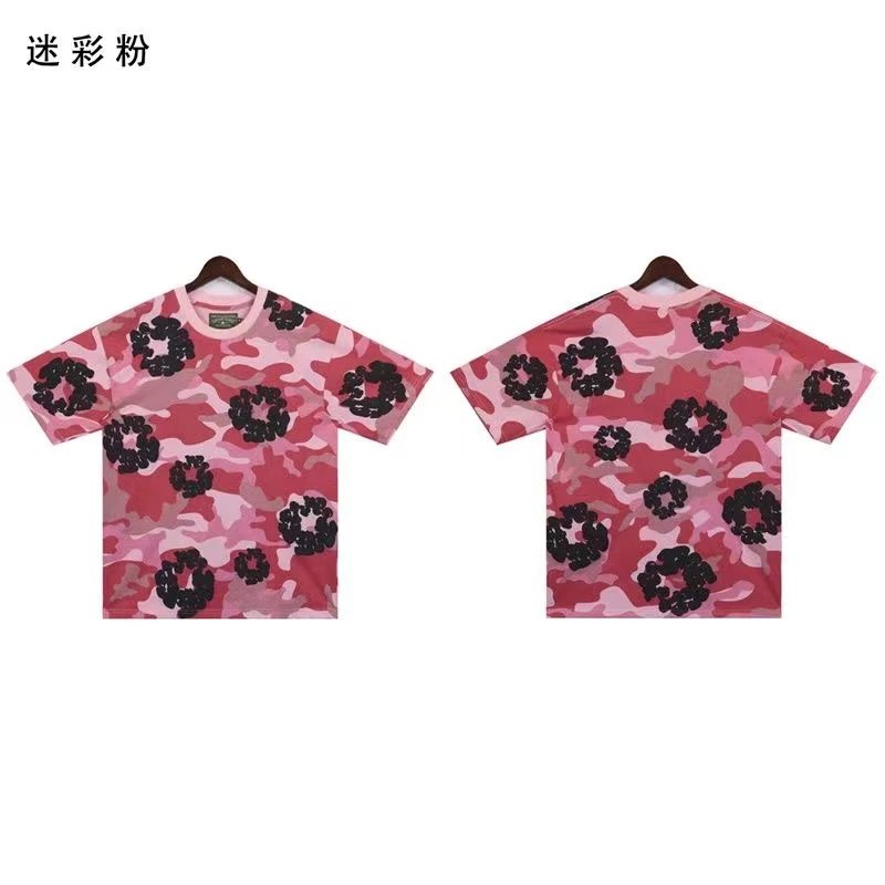 迷彩粉T恤