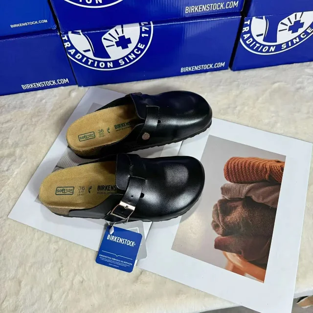 Birkenstock Slippers Boston Buckle Clogs product detail image 14