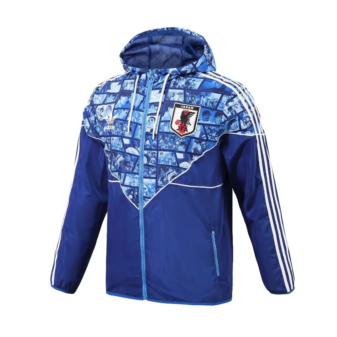 Nike Jackets Hooded Football Windbreaker — Japan Cartoon