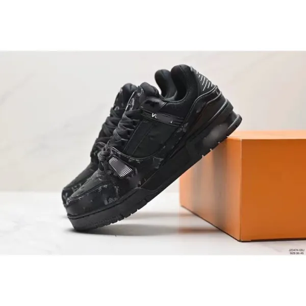 Louis Vuitton Archlight Black Monogram Print Sneakers - 1