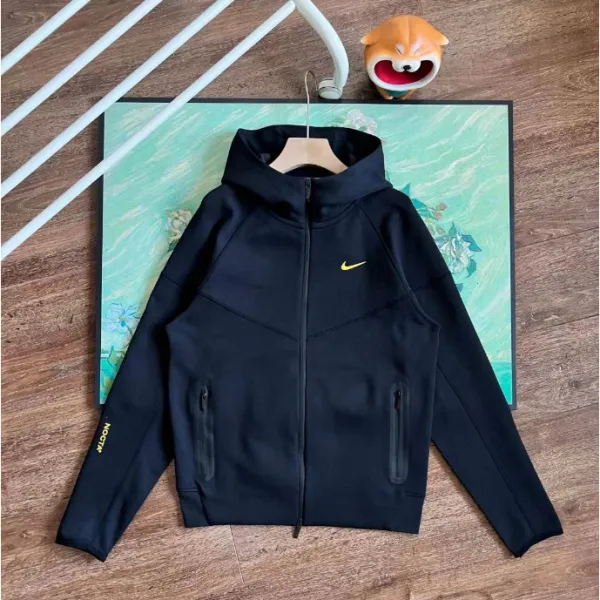 Nike Tech Fleece Full-Zip Hoodie Black - 1