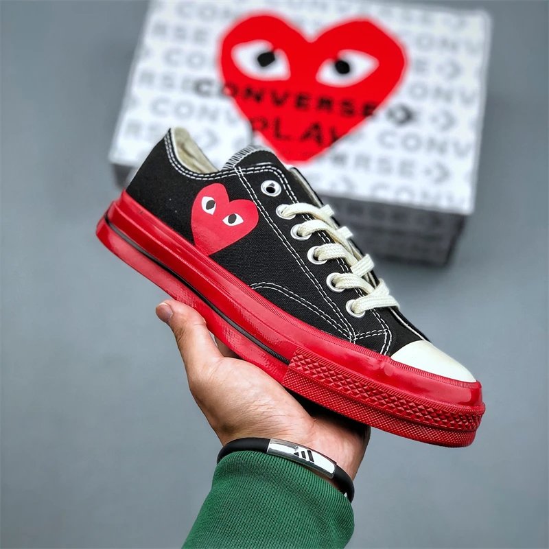Black Low Red Trim