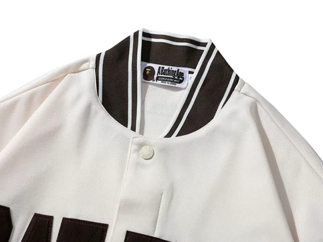 A Bathing Ape Shirts Short-Sleeve Button-Front Baseball Jersey Shirt product detail image 24