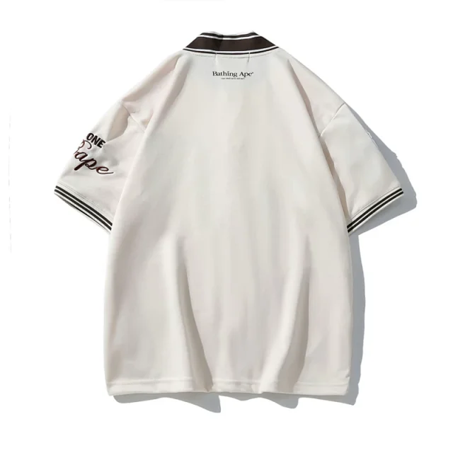 A Bathing Ape Shirts Short-Sleeve Button-Front Baseball Jersey Shirt product detail image 18