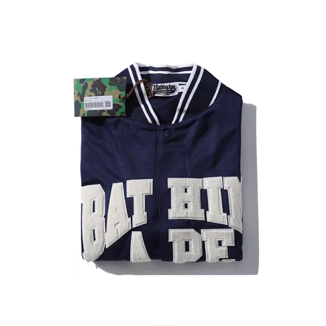 A Bathing Ape Shirts Short-Sleeve Button-Front Baseball Jersey Shirt product detail image 22