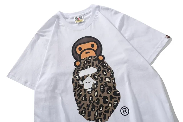A Bathing Ape T-Shirts Leopard Head Graphic product detail image 11