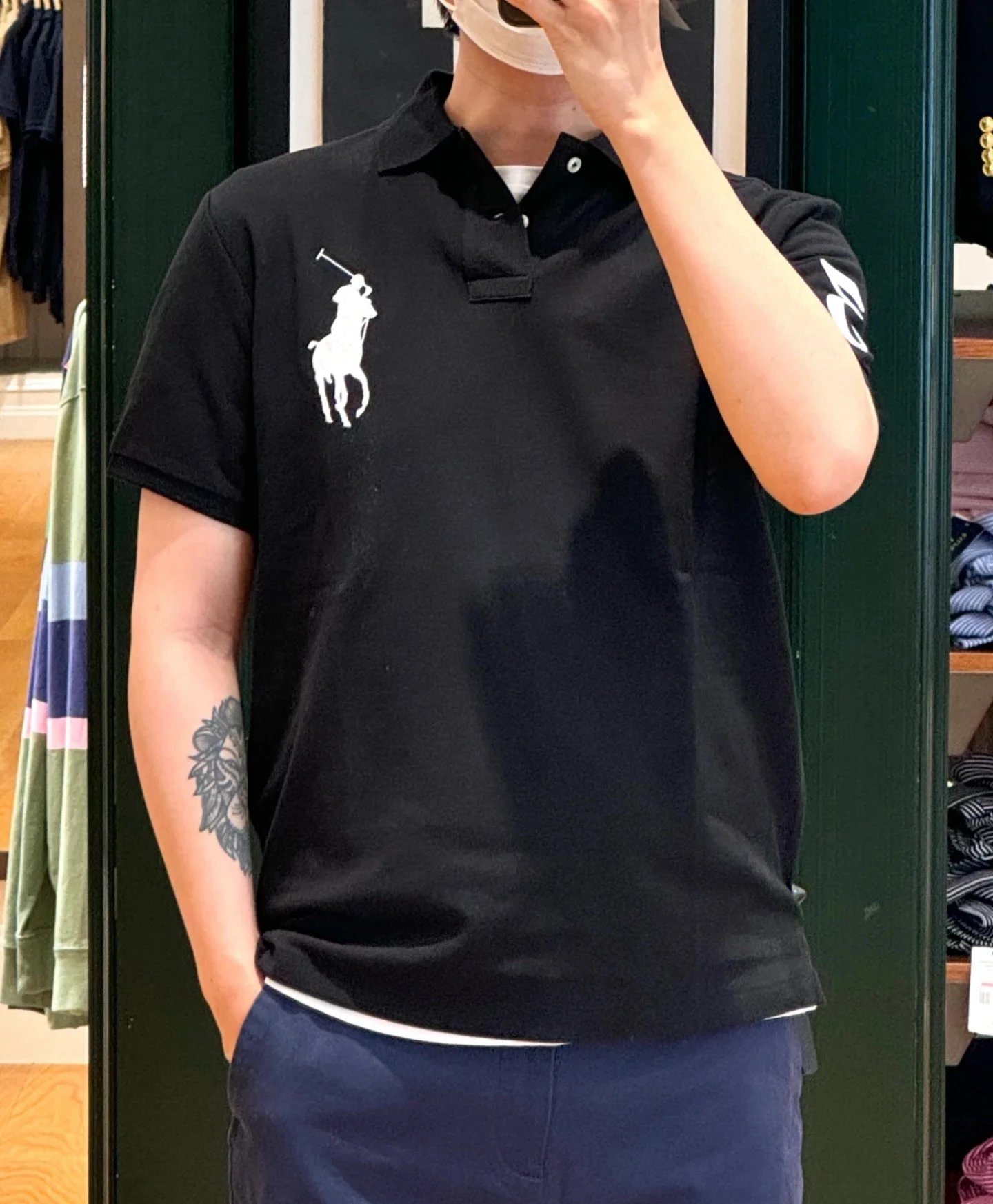 RL Basic big pony embroidered polo shirt RL 基础大马刺绣 Polo衫R32 H 9