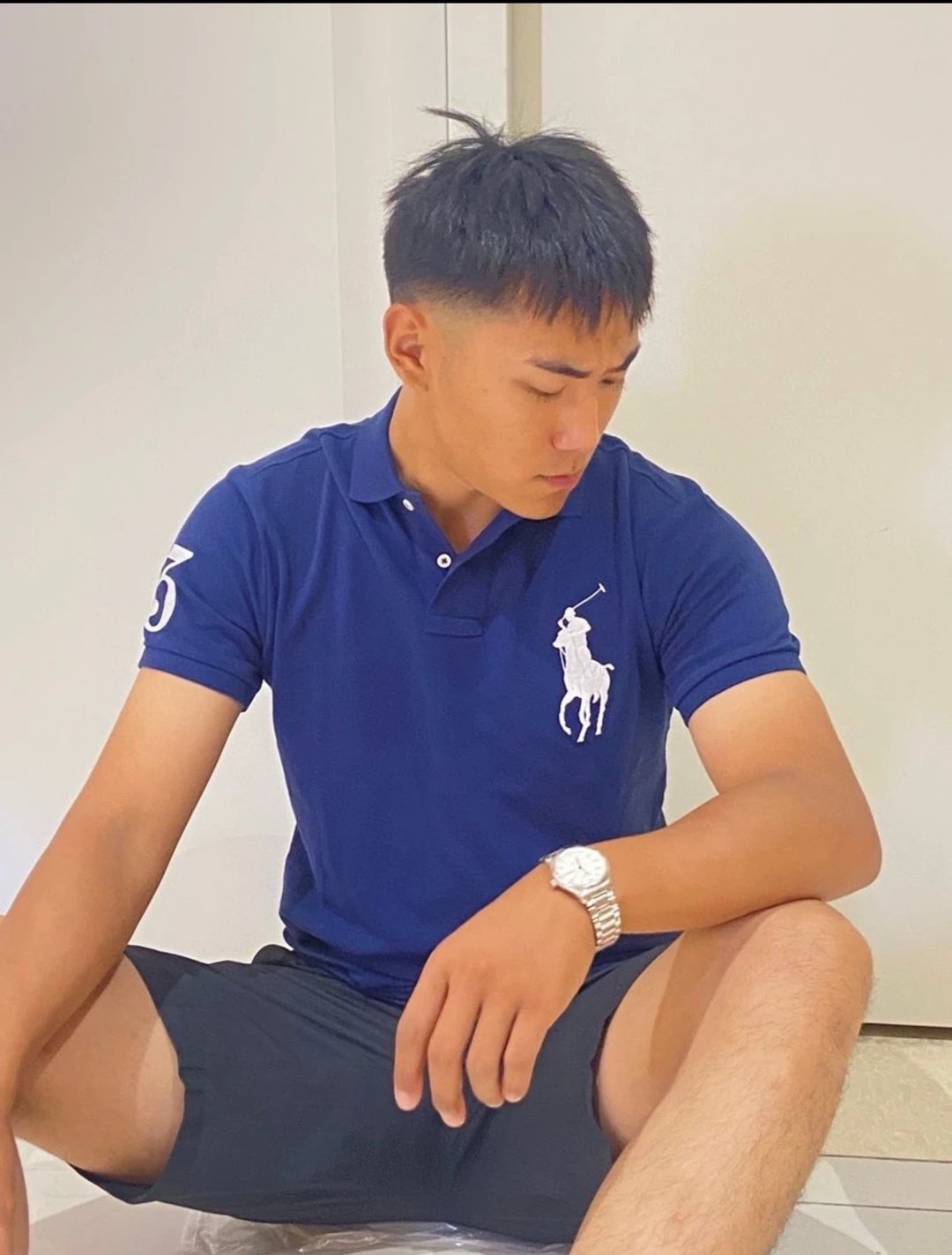 RL Basic big pony embroidered polo shirt RL 基础大马刺绣 Polo衫R32 H 12