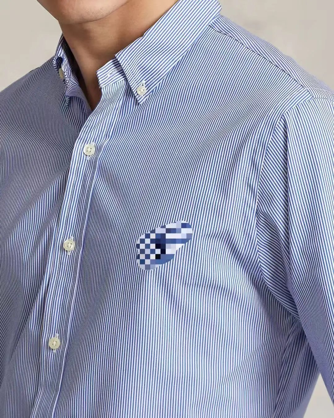  stripe Oxford shirt  条纹牛津布衬衫488765 E 4