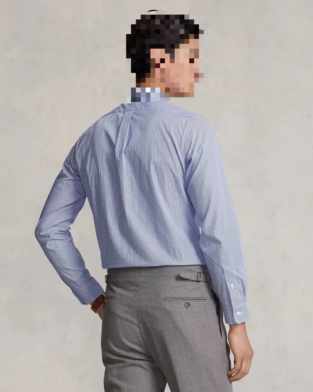  stripe Oxford shirt  条纹牛津布衬衫488765 E 3