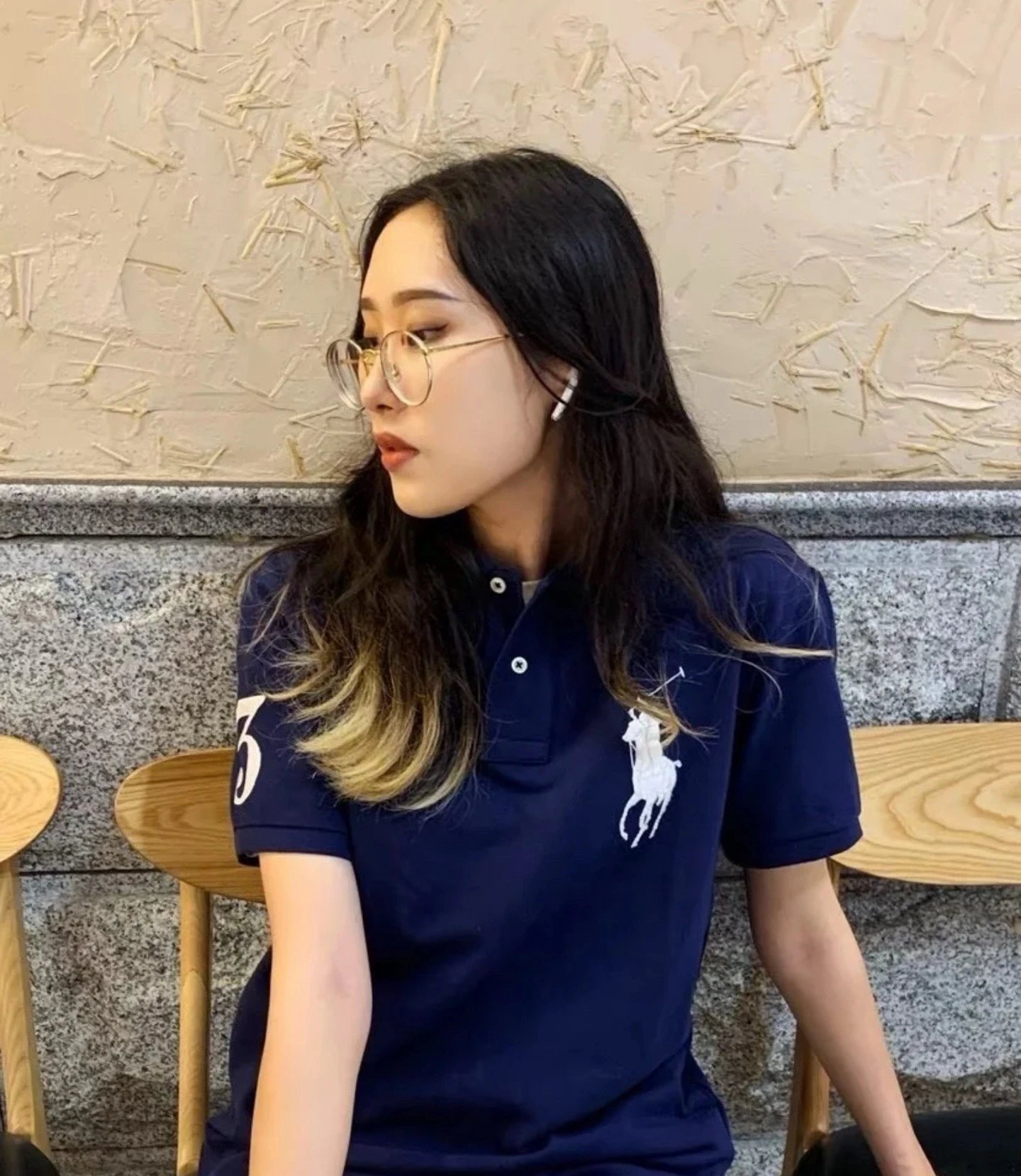 RL Basic big pony embroidered polo shirt RL 基础大马刺绣 Polo衫R32 H 8