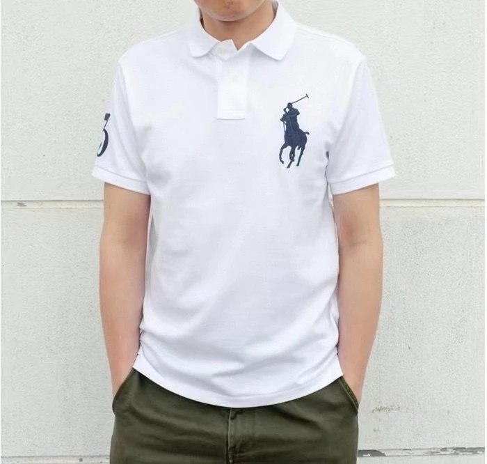 RL Basic big pony embroidered polo shirt RL 基础大马刺绣 Polo衫R32 H 5