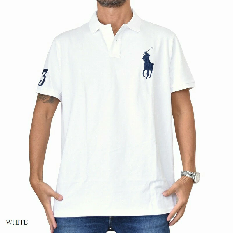 RL Basic big pony embroidered polo shirt RL 基础大马刺绣 Polo衫R32 H 3